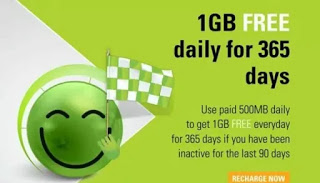 Get 1GB Free Data Daily for 365 Days on Smile 4G Network